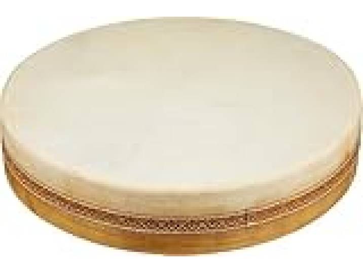 Fuzeau – 9451 – Ocean Drum Ø 35 cm – Imite Son De La Mer – Relaxation, Détente, Musicothérapie – Ambiance Nature, Vagues Sonores – Apprentissage Ludique Dès 5 Ans – Peau Naturelle, Bois - Réf. 9339