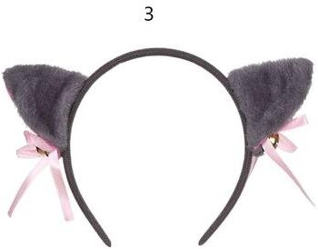 Uplift Essentials Cute Lace Black Cat Ears Headband Sexy Cosplay & Party Hair Accessory style 3