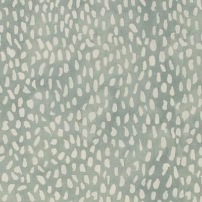 Thandie Watercolor Printed Duvet Cover - Spa, Twin - Ballard Designs