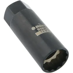 Bikeservice Steckschlüsseleinsatz Extra Thin 18 mm, Bi-Hex 12-kant