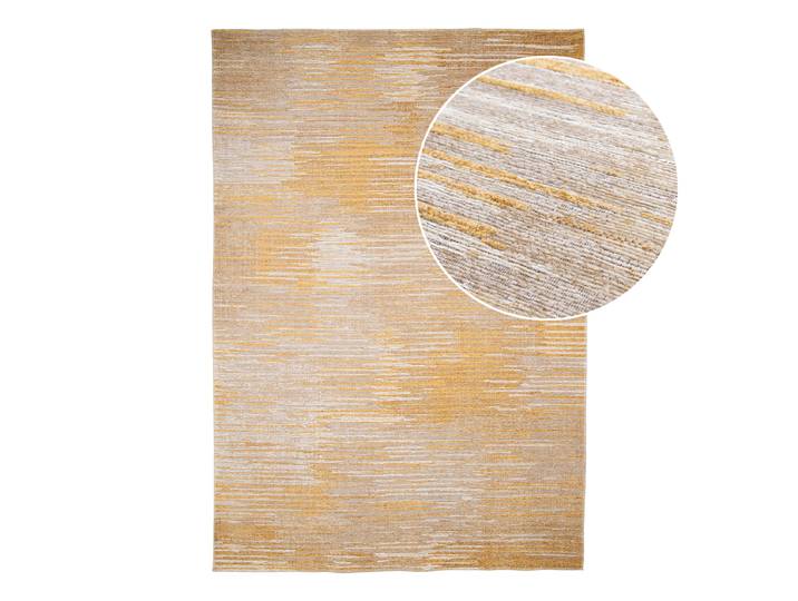 Kurzflorteppich Olin Gelb/Beige/Beige/Gelb 200 x 290cm Polyester / Jute