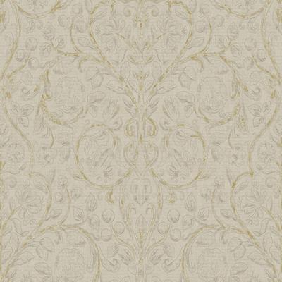 Vliestapete VTWONEN "Classic Curl", grau, B:0,52m L:10m, Vlies, Tapeten, grafisch