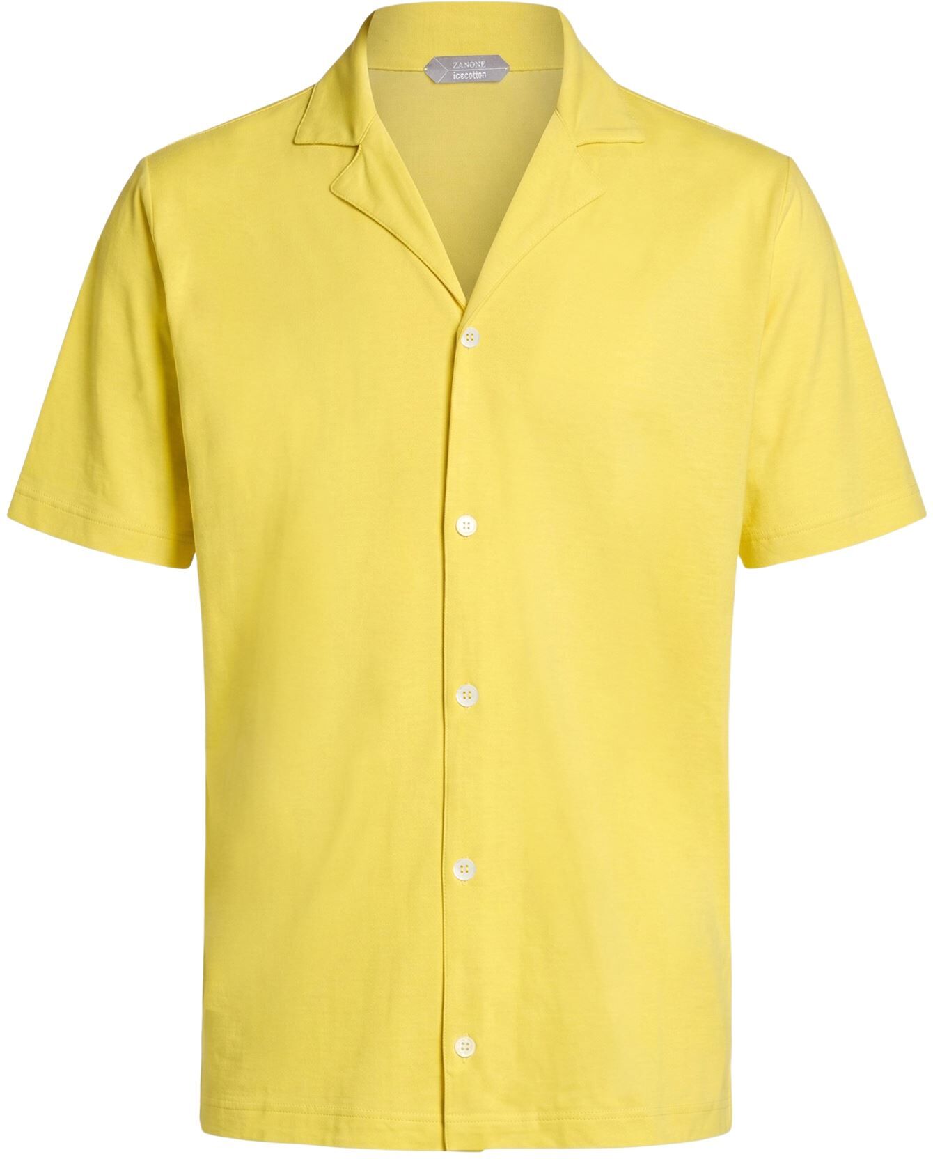 Zanone Camisa Hombre Amarillo 50 Hombre