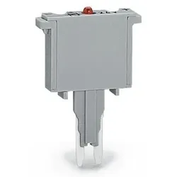 Wago 280-850/281-415 Sicherungsstecker,mit eingelöteter Miniatursicherung,mit Leuchtanzeige,grau 280850281415  - 100 Stück