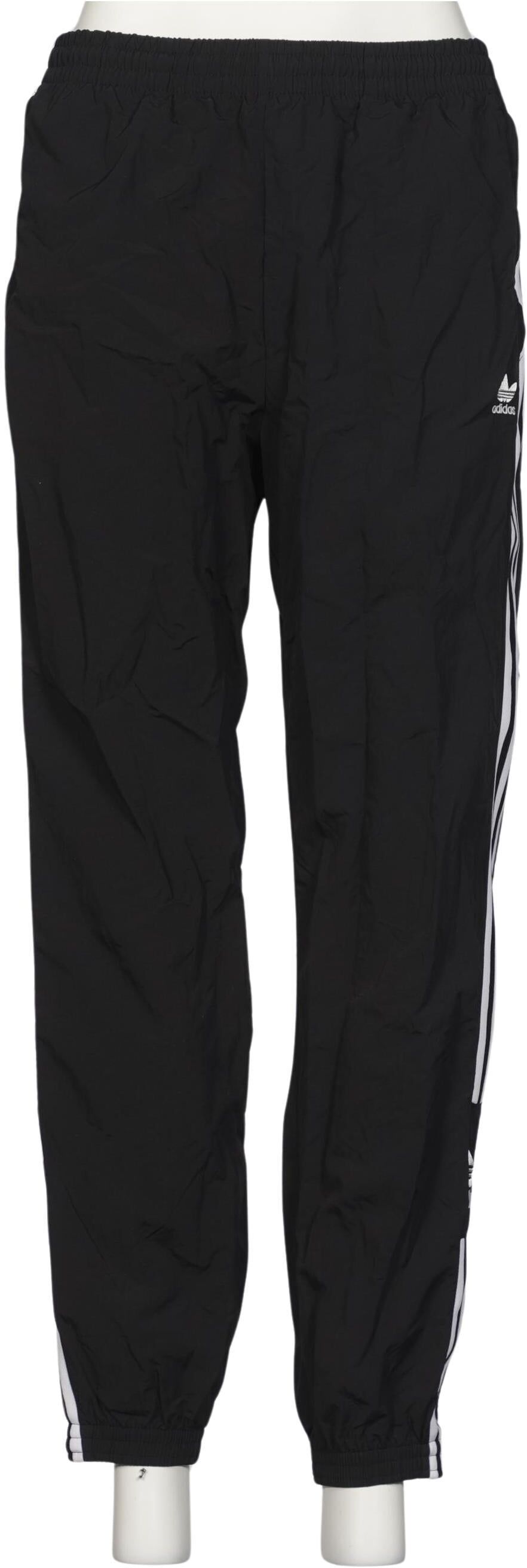 Adidas Originals Damen Stoffhose, Schwarz, Gr. L, Synthetik - Second Hand