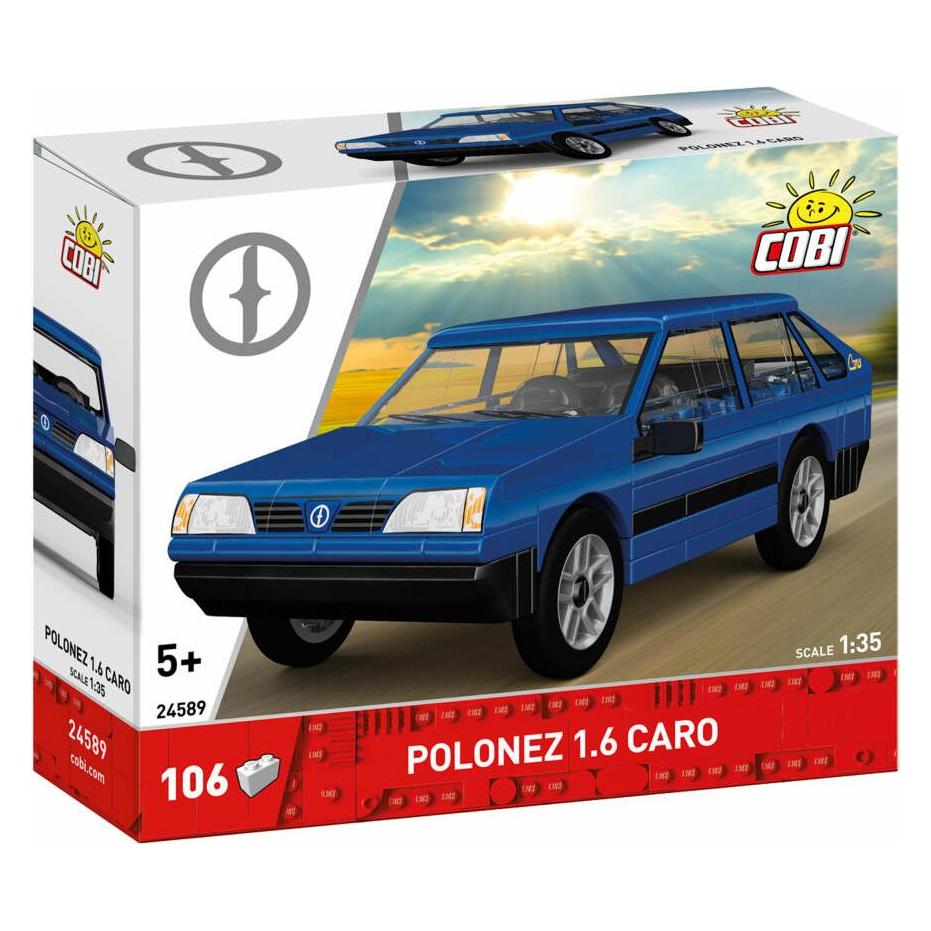 Cobi 24589 - FSO POLONEZ 1.6 CARO, Modell, 106 Teile, ab 5 Jahren (COBI-24589)