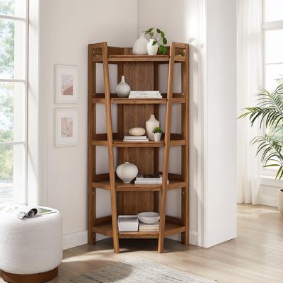 Modway Bixby 71 Inch Corner Bookshelf