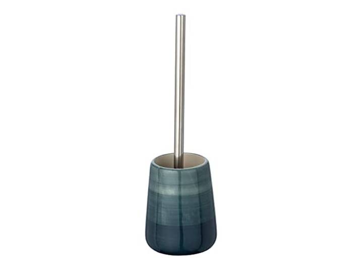 WENKO WC-Garnitur Mod. Pottery Petrol Keramik mit auswechselbarem WC-Bürstenkopf Petrol