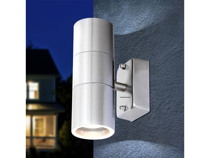 Applique murale LED Style Ø 6cm Transparent/Argenté
