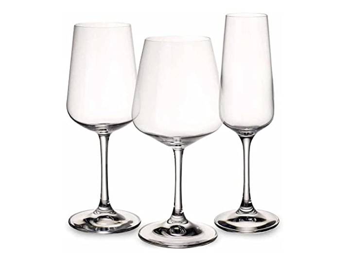 Villeroy und Boch Ovid Gläser-Set, 12-teilig, Kristallglas, Klar
