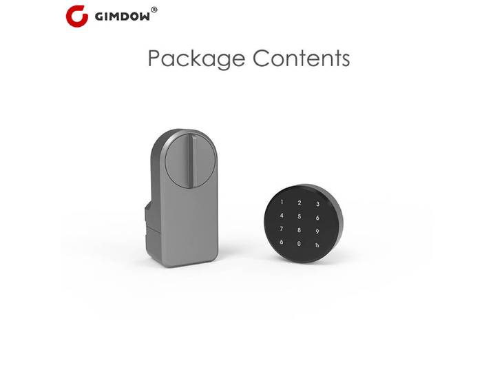 Serrure de porte numérique intelligente Tuya GIMDOW, serrure à code, serrure électrique pour hôtel, appartement, casier, serrure intelligente sécurisée