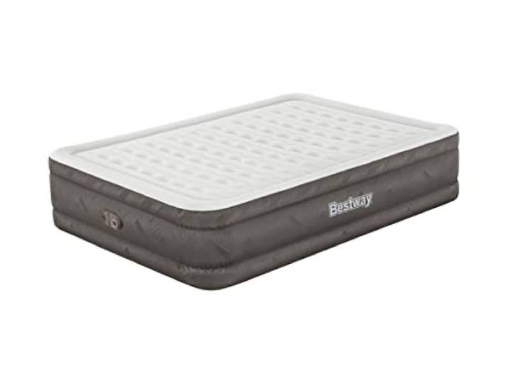 Bestway 80\ x 60\ x 18\ /2.03m x 1.52m x 46cm Fortech Air Mattress Queen Built-in AC Pump