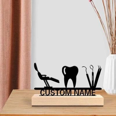 Uplift Essentials Custom Dentistry Metal Art High Definition Modern Sculptural Dental Decor Custom Dentistry Metal Art High Definition Modern Sculptural Dental Decor