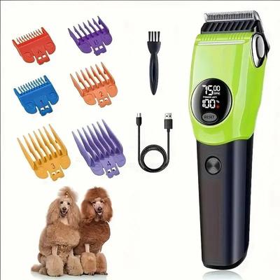 Uplift Treasures Professional Rechargeable Pet Hair Clipper With LED Display a