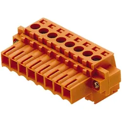 Weidmüller Omnimate 3.50mm 4w female plug flange, Elektronikkabel + Stecker, Schwarz