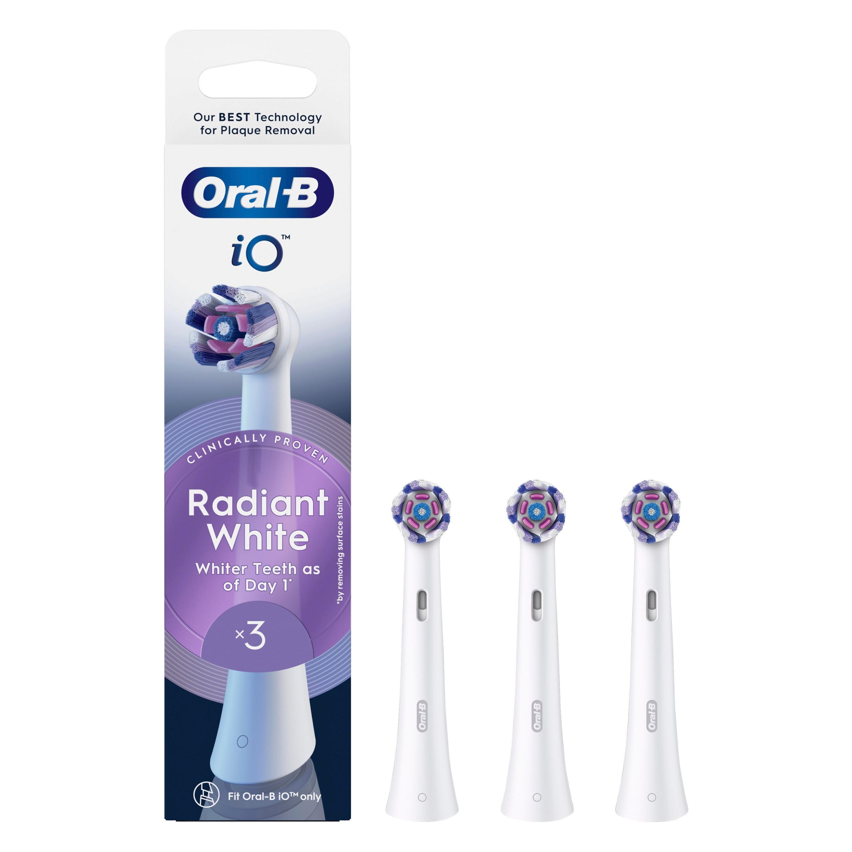 Oral-B iO Radiant White Ersatzbürstenköpfe, 3 Stück (3x) (75759014)