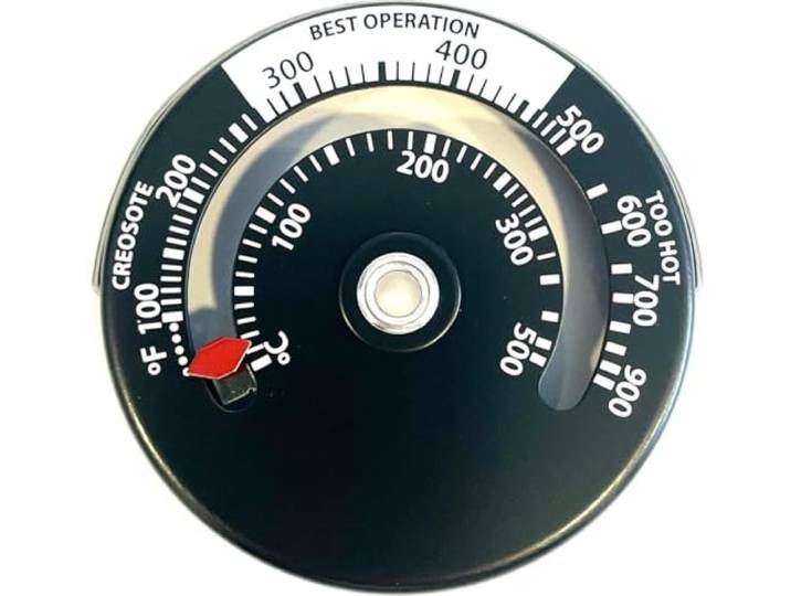CHPN - Kachelthermometer - Thermometer - Kachel temperatuur - Temperatuur meten - Kachelpijp thermometer - Kachelpijp