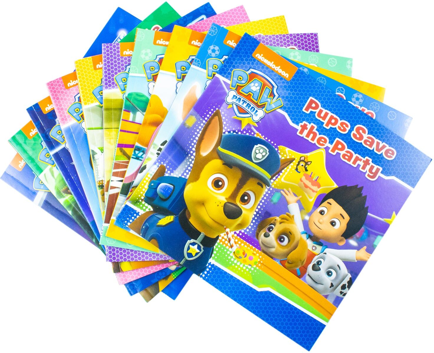 Dean Paw Patrol 10 Books Collection Set by Nickelodeon - Paperback - Ages 3-5 - Pups Meet The Mighty Twins, Save A Train, Save The Games & More Rescue Adventures