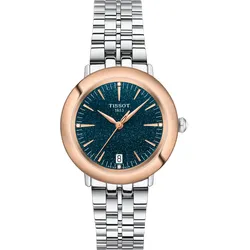 Tissot T-Gold Glendora 18K Gold T929.210.41.046.00 - blau,grau - 33mm