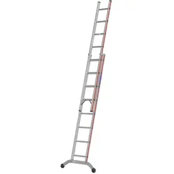 Schiebeleiter Hymer Strangpressprofil 2x8 Sprossen beide Leiterteile können einzeln verwendet werden