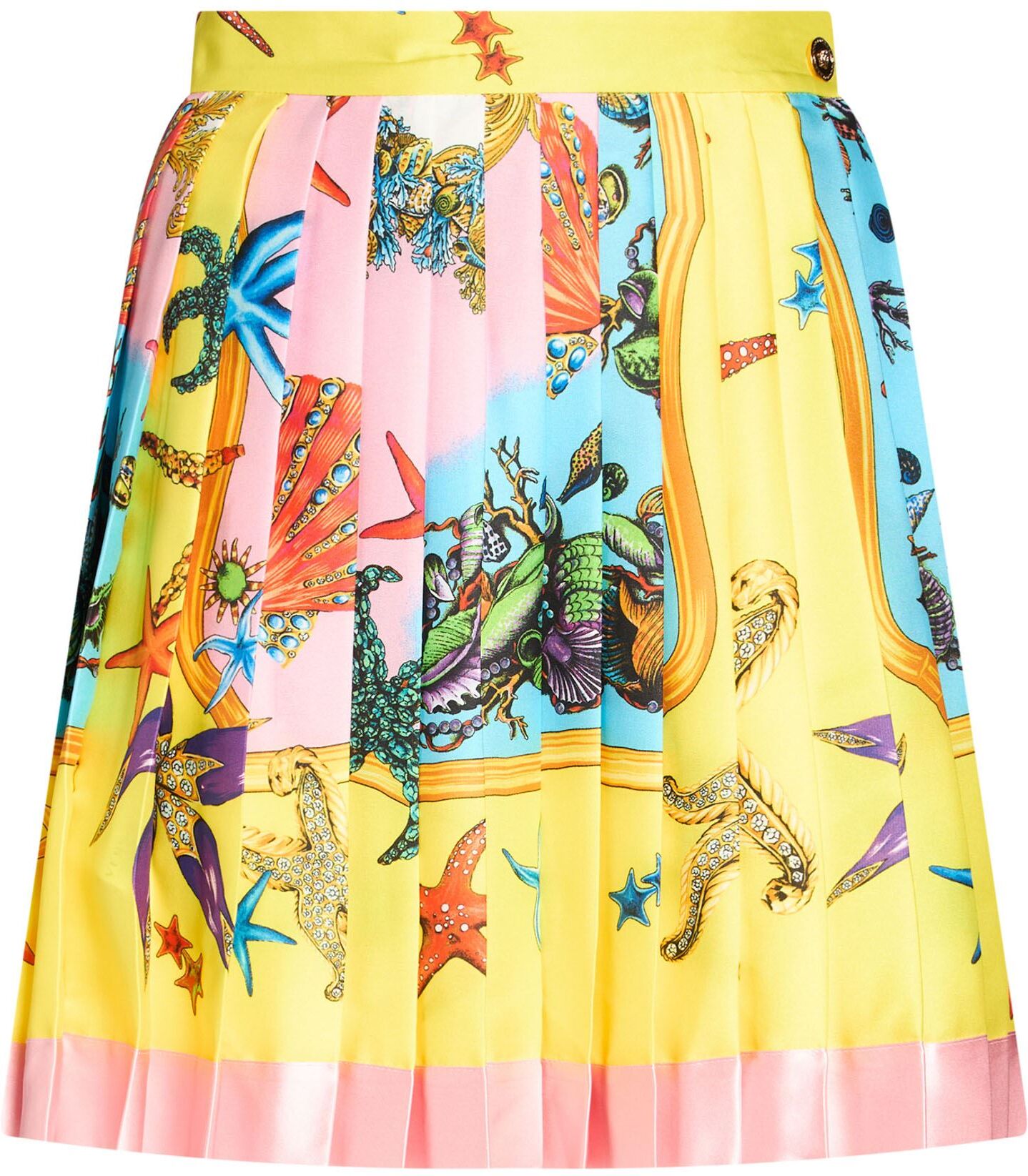 Versace Minifalda Mujer Amarillo 32,34,36 Mujer