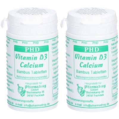 Vitamin D3 Calcium Bambus Tabletten 2x 2x84 St