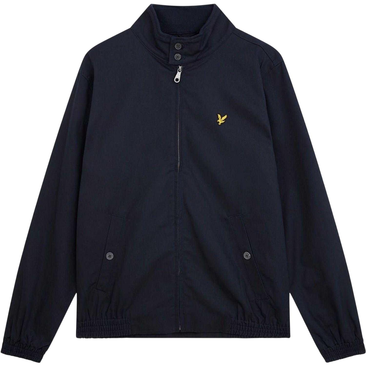 Lyle & Scott - Harringtonjacke für Herren, Durchgehender Reißverschluss (Marine)