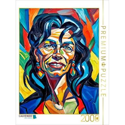 CALVENDO Puzzle Sonja im Stil von Ernst Ludwig Kirchner | 2000 Teile Lege-Größe 90x67cm Foto-Puzzle für glückliche Stunden