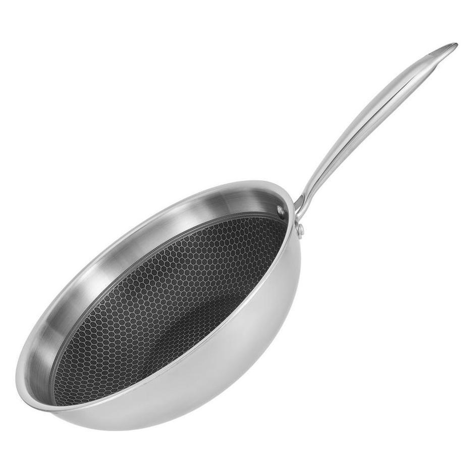 Resto WOK D28 H7.5CM/95349 (Wok Pfanne, Aluminium, Edelstahl, 28 x 7.50 cm) (41449307)