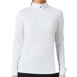 Daily Golf Anna Damen 1/4 Zip Pullover ivory