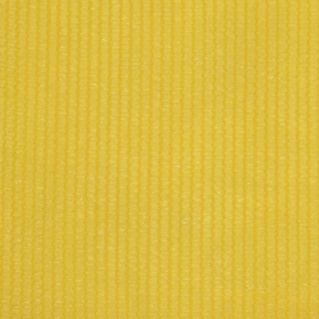 vidaXL Balkonscherm, Geel, 90 x 400 cm, HDPE