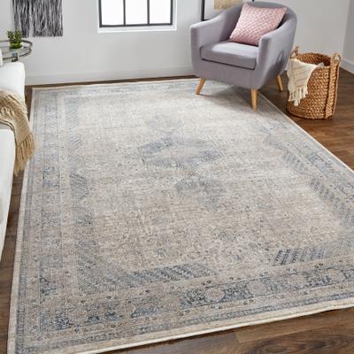 Grand Bazaar Gilford Machine Made Medallion Transitional Area Rug