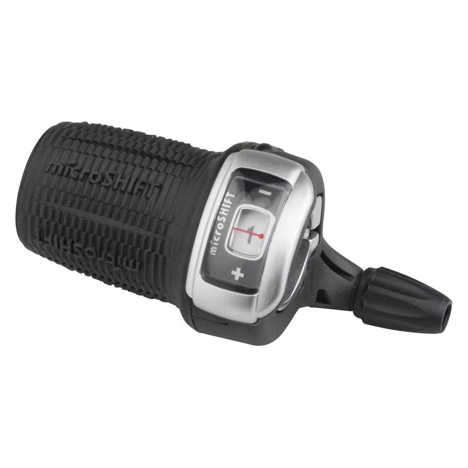 Micro Shift Microshift Micift Manete, 3 -Row, kompatibel mit Shimano, Twist Shifter, Reibung/optischem Zahnradve (MSH-DS85-LF)