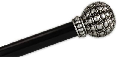 "InStyleDesign 1"" Two Tone Imperial Collection Curtain Rod"