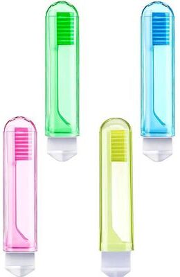 Uplift Treasures Foldable Travel Toothbrush With Case a (4 Pcs)