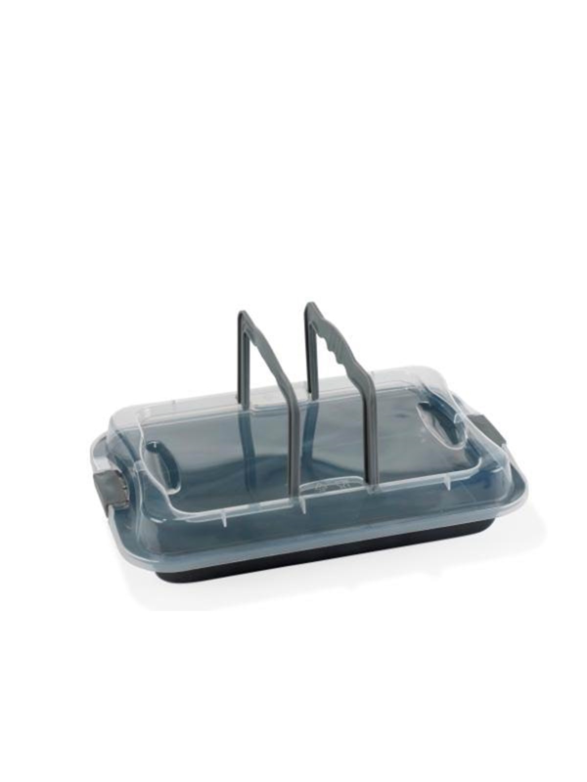 Funktion Backblech Baking pan with lid 36.0x23 cm grey