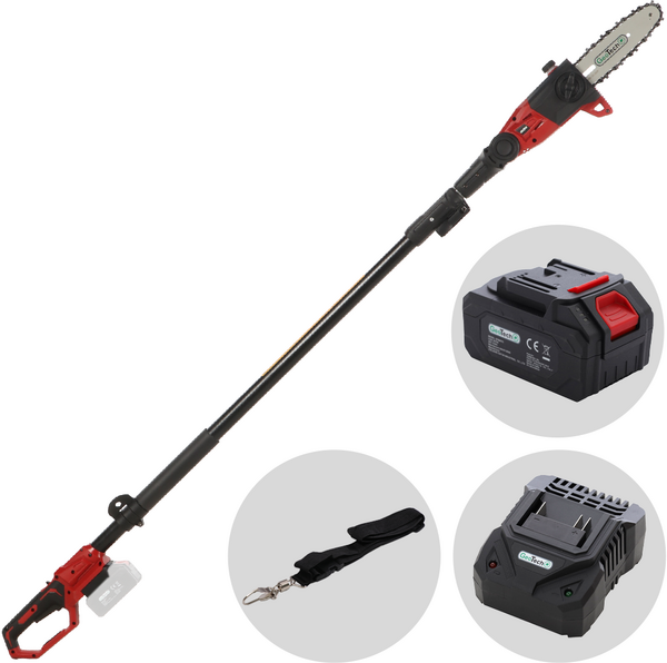 GeoTech X-Line PC-20V  Akku-Hochentaster mit Teleskopstiel  185265 cm  20V 4Ah