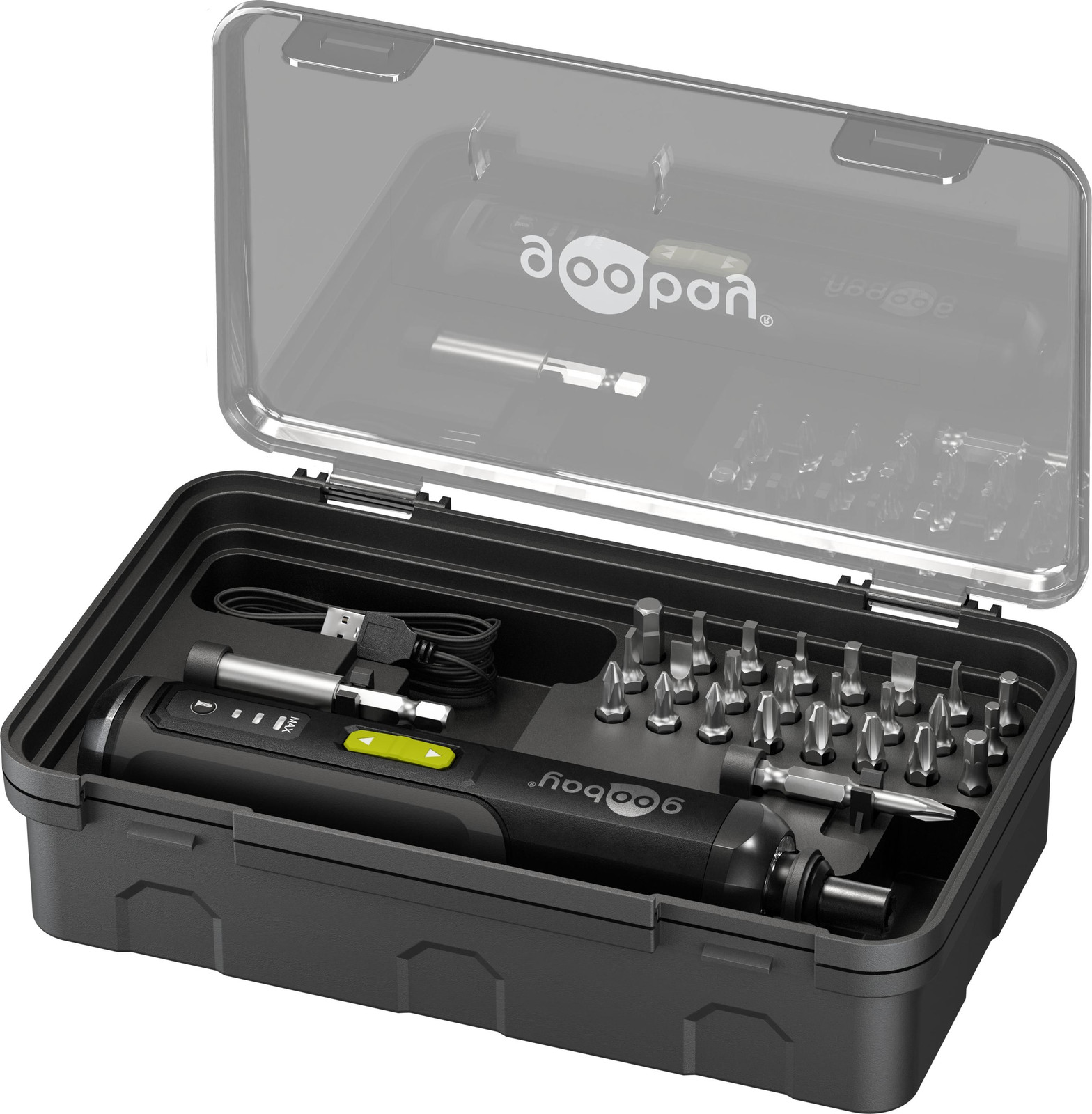Goobay Mini-accuschroefset, 28-delig
