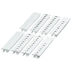 ZB 5LGS 02 - Beschriftungsstreifen 10x Zahl 2 für 5,2mm Klemmen