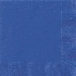 20 Blaue Servietten gross