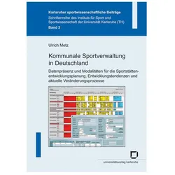Kommunale Sportverwaltung in Deutschland, Ratgeber von Ulrich Metz