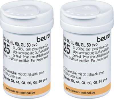 BEURER GmbH BEURER GL44/GL50 Blutzucker-Teststreifen 100 St 09929677