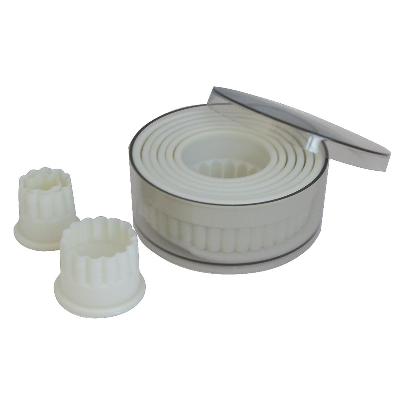 de Buyer Ausstechersatz Rund gezackt 9-teilig Ø2-10cm H: 5cm (4307.00)