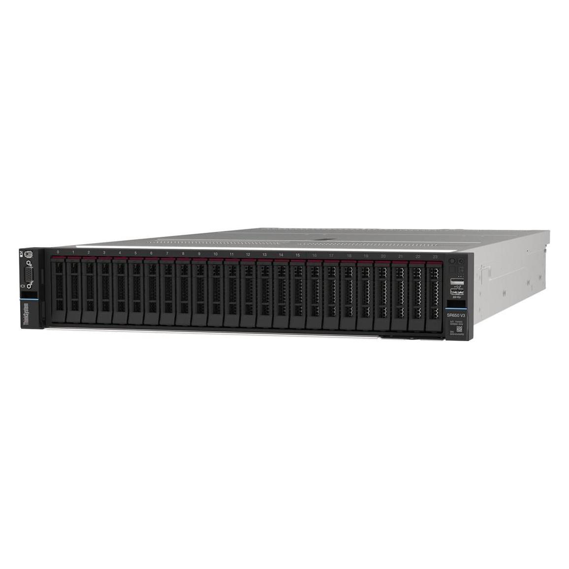 Lenovo ThinkSystem SR650 V3 7D76 - Server - Rack-Montage - 2U - zweiweg - 1 x Xeon Silv (32 GB, Rack Server) (7D76A05TEA)