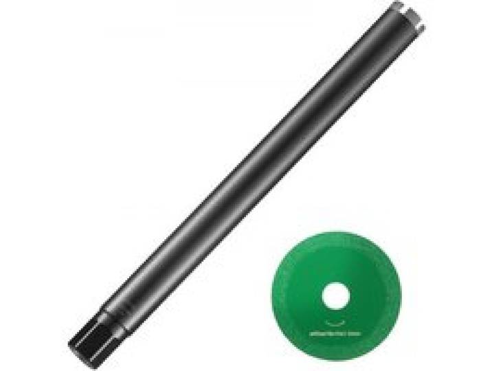 VEVOR Diamantbohrkrone Kernbohrer, 50,8 mm Nass-Diamant-Kernbohrer, 355 mm Bohrtiefe Betonkernbohrer mit Sägeblatt, 1-1/4 Zoll-7 Innengewinde, Laserschweißen, Diamant-Nassbohrer für Betonziegel