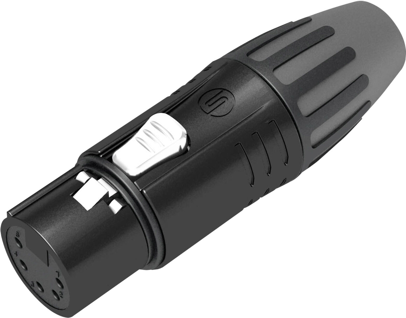 Seetronic Xlr 5p-Stecker – Weiblich, Goldkontakte – Schwarzes Gehäuse