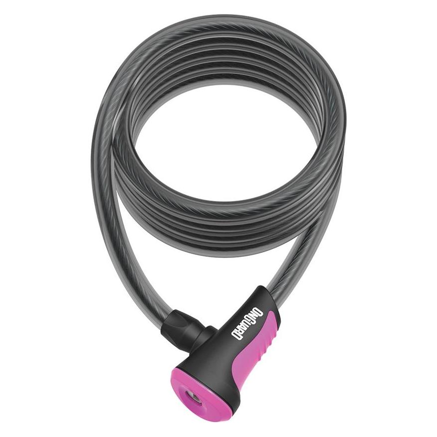 Onguard bicycle lock Rope neon pink 12x1800 mm (8156PN) (ONG-8156PN)