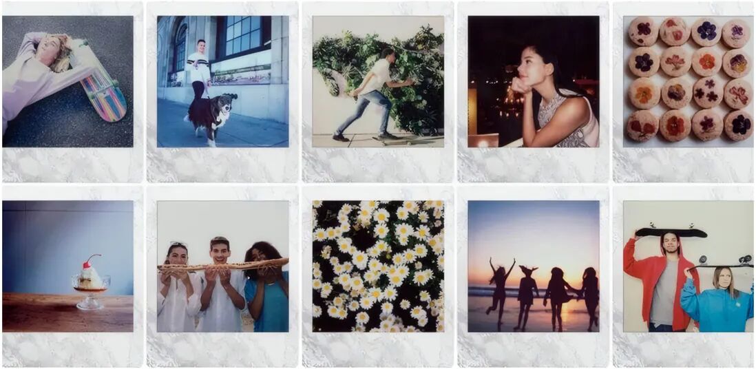 Fujifilm Instax Square White Marble / Película Fotográfica Instantánea