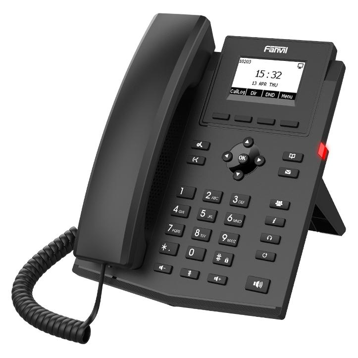 Fanvil IP Telefon X301P schwarz (X301P)