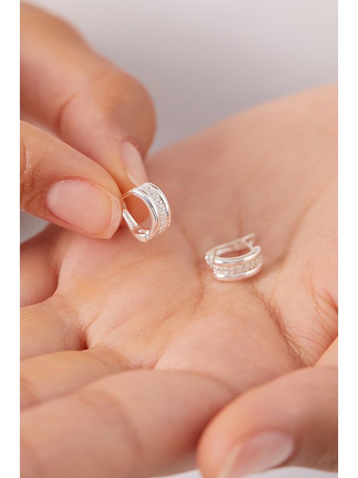Heliophilia Silber-Ohrringe mit Edelsteinen - onesize